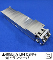 40Gbit/s LR4 QSFP+　光トランシーバ