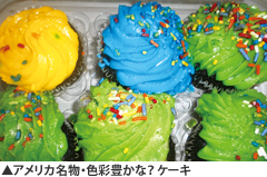 アメリカ名物・色彩豊かな？ケーキ
